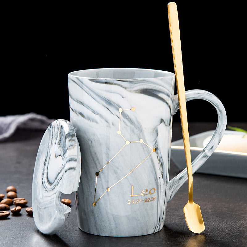Nordic Creative Ceramic Mug Twelve Constellation Mug